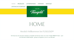 Desktop Screenshot of fussgold.de